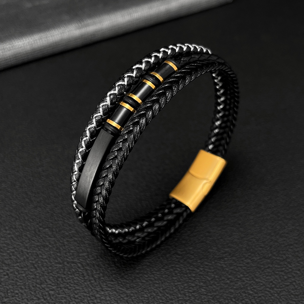 DPL MALE BRACELET-25702-BKYG