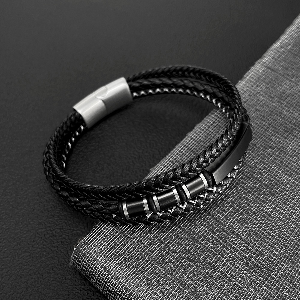 DPL MALE BRACELET-25702-BKSS
