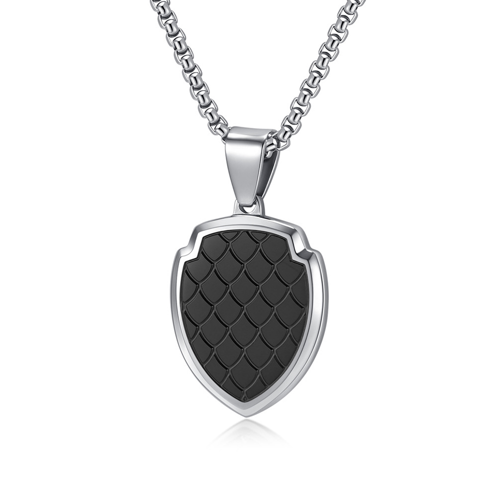 DPL MALE NECKLACE-26604-BKSS
