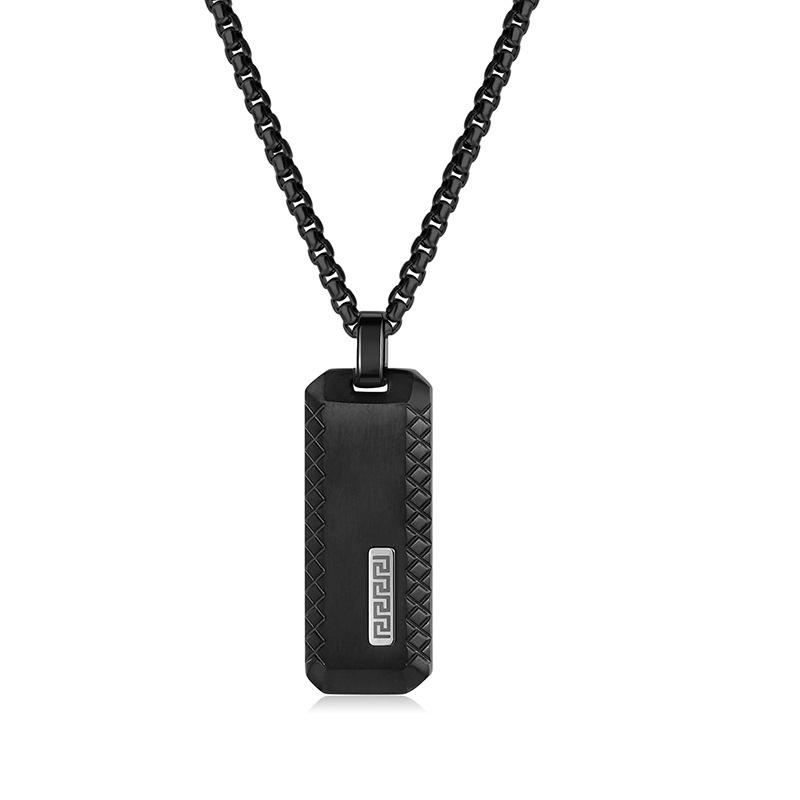 DPL MALE NECKLACE-26606-BKBK
