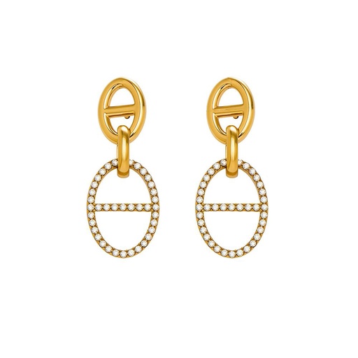 DPL FEMALE EARRING-26605-YG
