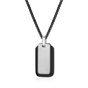 DPL MALE NECKLACE-26609-SSBK